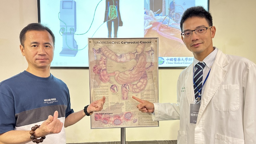他大腸癌多處腹膜轉移又腸阻塞，手術合併「腹腔溫熱化療」，逆轉清除癌細胞