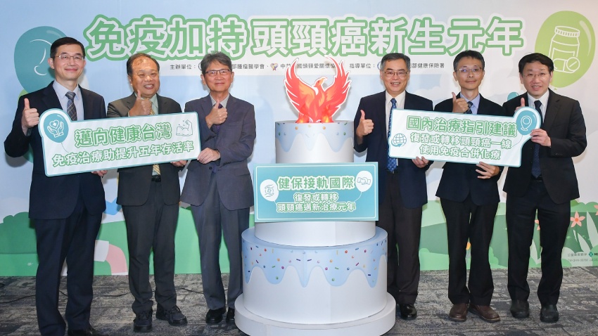 家庭支柱卻罹晚期頭頸癌，健保給付免疫藥物助他安心治療，腫瘤明顯縮小