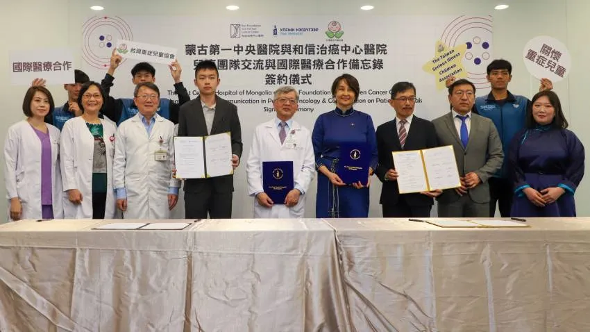 罕見血液病康復少年，促成台蒙醫療合作，為兒童癌症打造希望平台