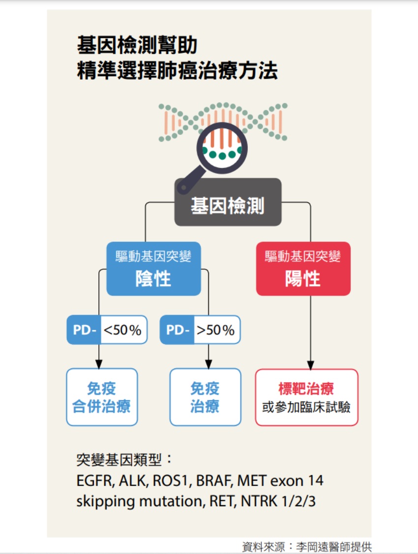 肺癌基因幫助，肺癌精準治療方法